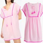 J.Crew NWT  fringe beach tunic pink Photo 1