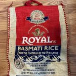 Only Royal Basmati Bag  Rice With Handles & Zipper Burlap Photo 0