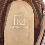 Material Girl Womens Ankle Boots Booties Buckle Strappy Zip Brown Size 7.5 Photo 5