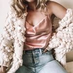 Chicwish  Knit Your Love Ivory Heart Shape Pompoms Chunky Knit Cardigan Sweater S Photo 12