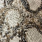 Anthropologie La Fee‎ Verte 100% Silk Snake Print and Sheer Cami Size M Black Size M Photo 3