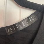 Anthropologie  Potters Pot black sequin heron dress small Photo 3