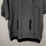 SOMA | Live Lounge Wear Hooded Sweater Heathered Knit Gray Black | Small/Medium Size undefined Photo 2