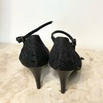 J.Crew  black elegant ankle strap heels size 7 1/2 Photo 4