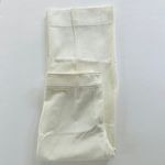 Akris Punto Ladies Twill Pant Cream Size 10 Ankle Straight Flat Front Dress Work Photo 1