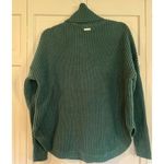 Michael Michael kors green chunky knit cowl neck pocket front sweater Size M Photo 5