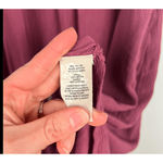 Soft Surroundings  Women's‎ Sleeveless Flowy Dress Maroon Sz PM Photo 4