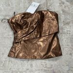 ZARA  bronze metallic tube top  Size XS 4661/026 Photo 1