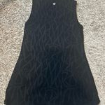 Lululemon Athletica Black VINTAGE High Neck Printed Tank Top Photo 4