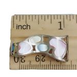 Sterling Silver  PINK BLUE HEARTS NECKLACE PENDANT 925 NEW OLD STOCK Photo 2