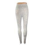 Lululemon Women's Light Gray Mid Rise Yoga Workout Athletic Legging Pants Size 2 Photo 2