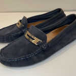 Coach  Women’s Nola Dark‎ Blue Suede Loafers Size 6.5 B Photo 0