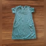 Miss Elaine Relax full Zip Front Waffle Knit Robe pocket size M Blue Size M Photo 1