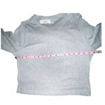 Madewell  Fine Rib Crewneck Long Sleeve Tee T-shirt Heathered Gray Size XXL NG581 Photo 4