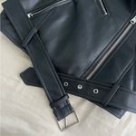 Pull & Bear  Classic Black Leather Jacket Photo 1