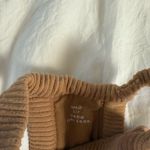 Aerie High neck brown  cropped sports bra tank top Photo 1