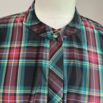 Tuckernuck  Tartan Plaid Mini Dress Holiday Party Christmas Winter Shirt Dress XL Photo 6