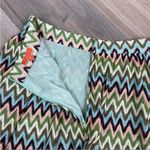 Modcloth  Daytime Dazzler Chevron Stripe A Line Skirt Pastel Multicolor Medium Photo 9