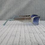 New Divine Eyewear Flirt Chrome/Blue Gradient Sunglasses Women's NWT Silver Photo 4