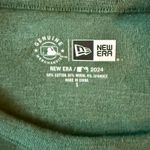 NWT Oakland A's MLB New Era Major League Baseball Women's Rouched Shirt S Green Photo 2