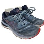 ASICS  Gel Nimbus Running Sneaker in Mist and Blazing Coral 7 Photo 0