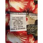 Aloha Hut Hawaii Smocked Maxi Dress Blue Tropical Palm Parrot Floral One Size Size undefined Photo 5