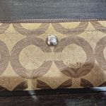 Coach Brown Patterned Women's Wallet Photo 0