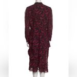Saloni Isa floral print midi length dress Size 10 Photo 2