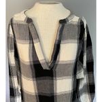 Old Navy Dress Womens Large Black Plaid Lagenlook Teacher Pockets Cotton Boho Photo 1