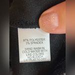 Gibsonlook NWT Elegant Black Velvet V Photo 9