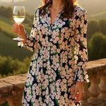 J.Crew Womens Dress Sz Small Floral Garden Party Soft girl Whimsical Cottagecore Photo 0