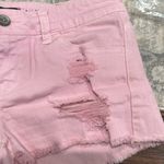 Klique B  Pink Cut-off Distressed Shorts  Photo 2