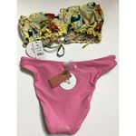PilyQ New. /PQ oasis ruched reversible bikini. L-top/M-bottom. Retails $156 Photo 12