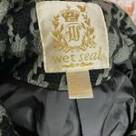 Wet Seal  Black & Gray Houndstooth double breasted peacoat jacket medium/small Photo 7