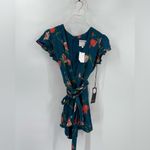 Privacy Please  Goodwin Romper Teal Floral Revolve‎ size xs NWT Photo 5