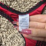 Weissman Sports Bra Costume Top Red Size M Photo 2