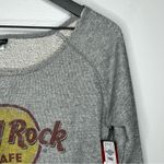 Hard Rock Cafe Gdańsk Poland Grey Long Sleeve Top Size S NWT Photo 3