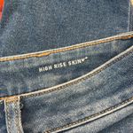 Wrangler High Rise Skinny Denim Blue Jeans Photo 4