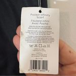 Beyond Yoga  Pocket Black/Dark Gray Infinity Scarf OS NWT Photo 4