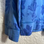 Aerie  women’s hawaiian print‎  blue sweatshirt size small Photo 4