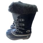 Sorel Faux Fur Winter Boots Lace Up Size 3 Women's 7 Joan Of Arctic Waterproof Photo 5