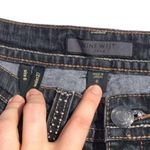 Nine West Size 6 Dark Straight Leg Black Jeans 27 Photo 2