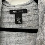 White House | Black Market Gray Knit Sleeveless Long Sweater Cardigan Sz XS Wool Photo 1