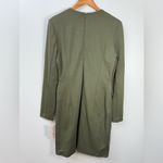 Nanette Lepore NEW ! Olive Double-Breasted Trench Coat Photo 5