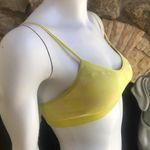 Oiselle  Padded Yellow Green Sports Bra Women's Size Small Photo 0