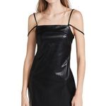 NWT Jonathan Simkhai Jeslyn Vegan Leather Bandeau Mini Dress Size 2 Photo 2