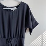 Ganni Fabulous Dress Dolman Sleeves & Pockets in Black, Size Medium Photo 4
