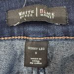 White House | Black Market Skinny Leg Cropped Denim Jeans Women’s Small Dark Blue Photo 3