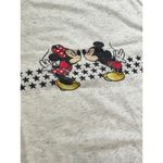 Disney NEW Terez  S Mickey Minnie Mouse Kissing Tee Stars Gray Heather T-Shirt Photo 4