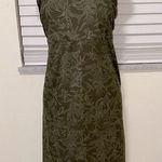 Patagonia  olive leaf knit athletic crossback woman dress size Large padded bra Photo 0